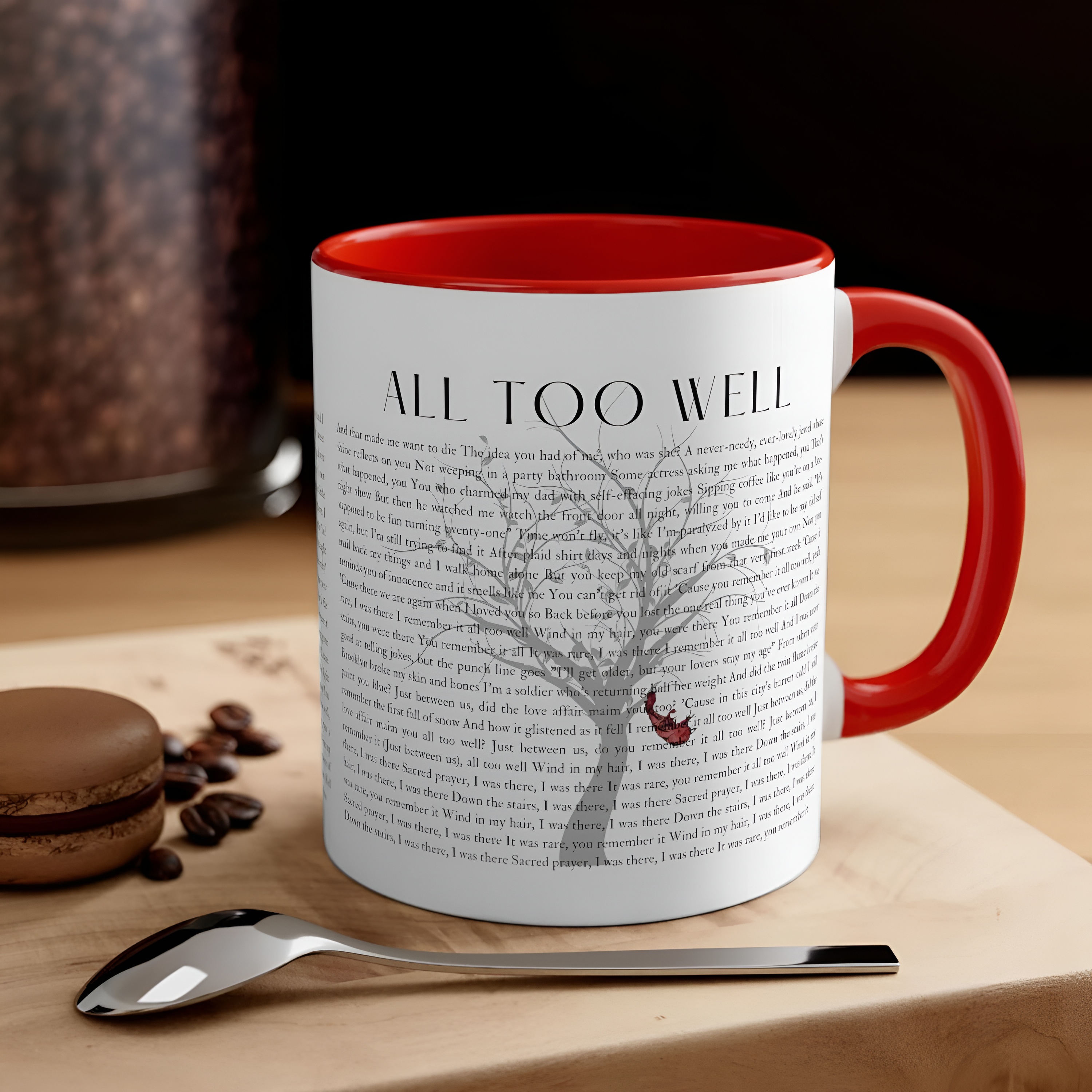 All Too Well Lyrics Printed Ceramic Mug