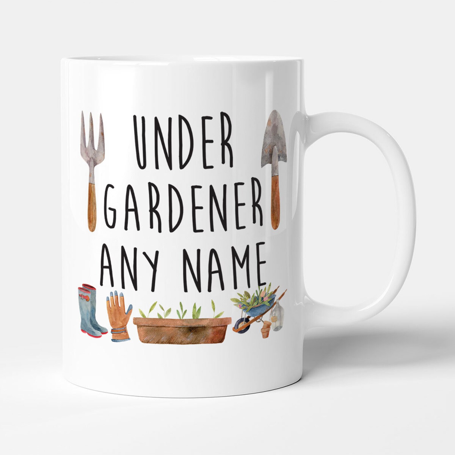 Personalised Under Gardener - Gardening Gift Mug