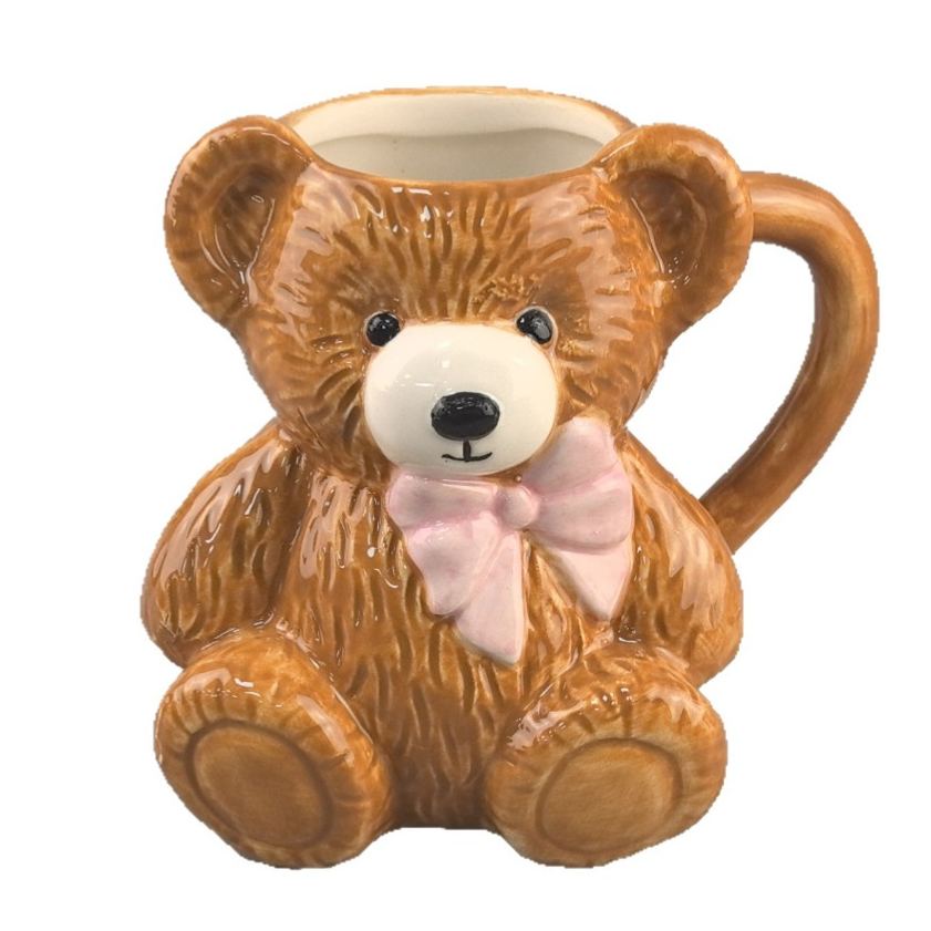Cartoon Bear Shape Ceramic Coffee Mug