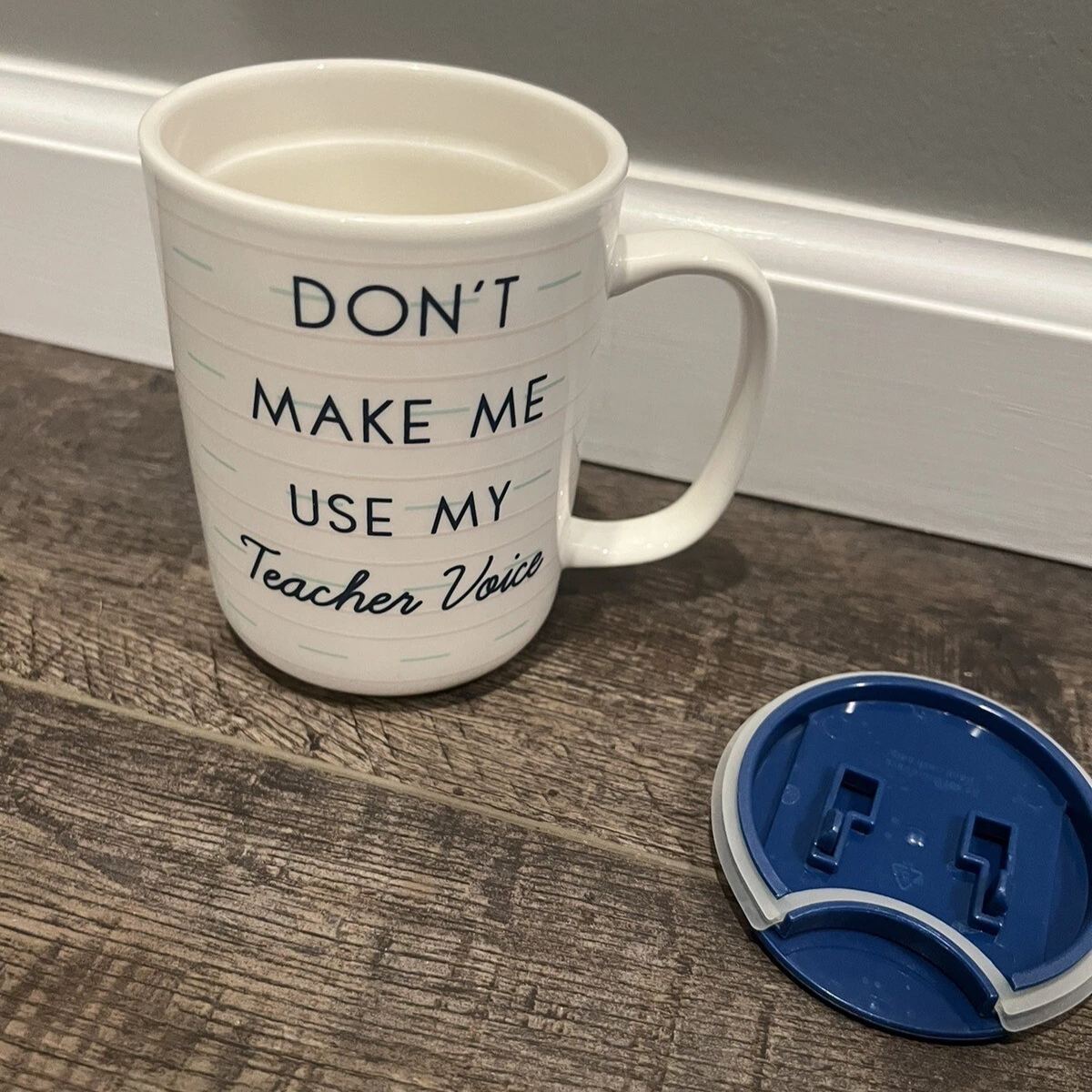 Stoneware 16 oz Teacher Voice Coffee Mug - Novelty Mug Teacher Gift