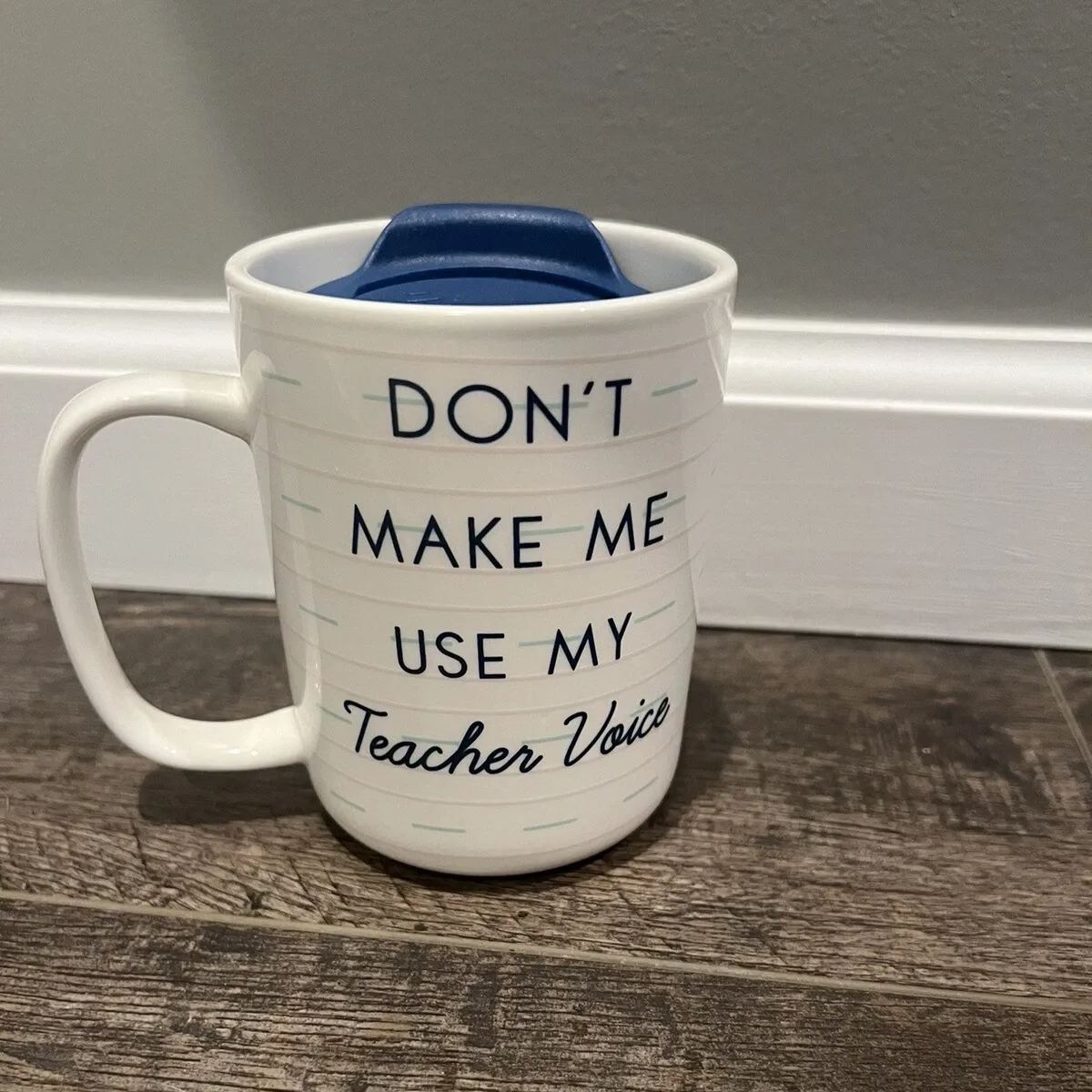 Stoneware 16 oz Teacher Voice Coffee Mug - Novelty Mug Teacher Gift