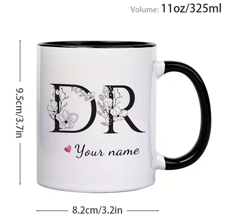 personalized   mug custom name initials elegant     gifts for  s nurses   birthday graduation retirement present durable coffee cup for office or home use   office decor gift for healthcare professionals quality   graduation keepsake stylish drinkware premium   5
