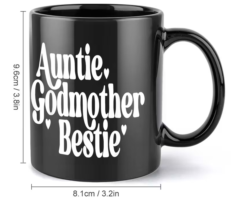   mug for aunt or godmother 11 ounces suitable for holidays birthdays christmas or summer occasions 1