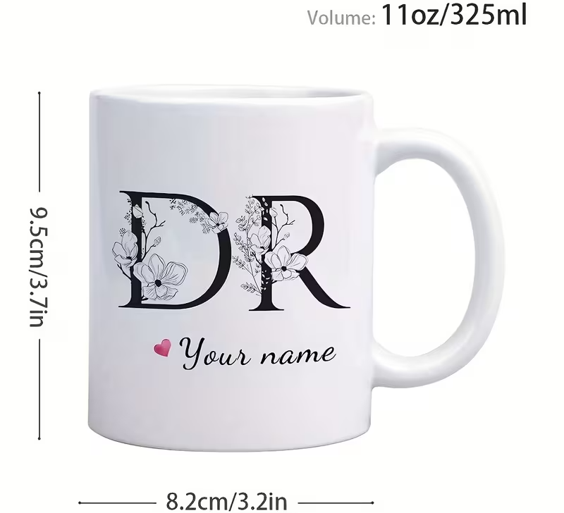 personalized   mug custom name initials elegant     gifts for  s nurses   birthday graduation retirement present durable coffee cup for office or home use   office decor gift for healthcare professionals quality   graduation keepsake stylish drinkware premium   6