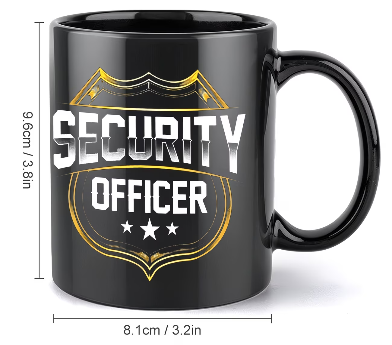 1pc   themed   for hot cold drinks 11 ounce cup for security holiday birthday gifts for men women 1