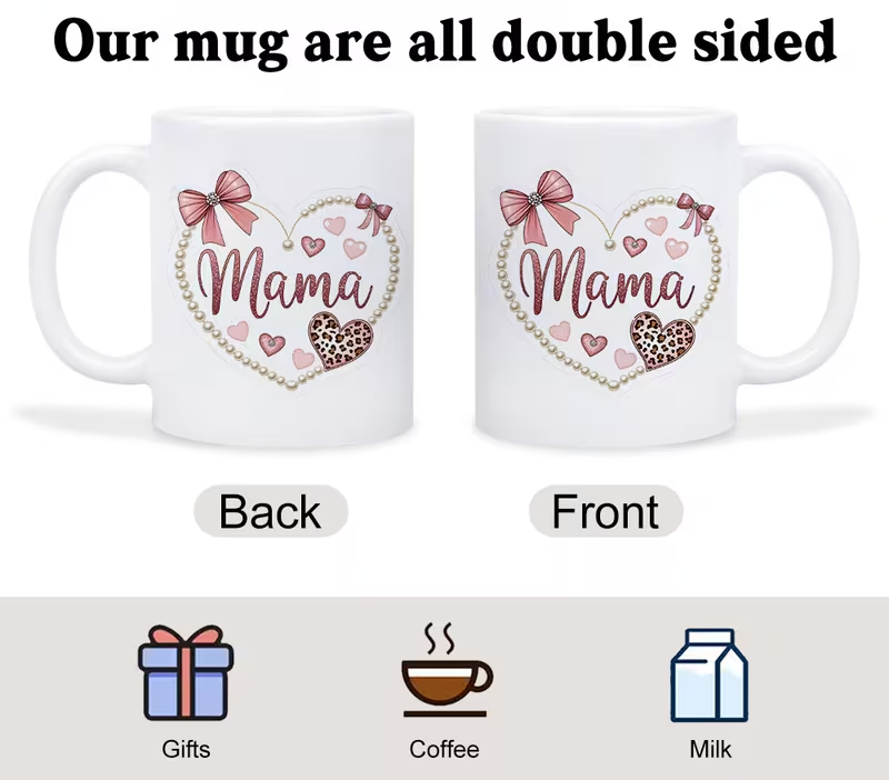 1pc mama mug gift for mom elegant female with mama lettering 11oz tea cup mothers day present from or wife daily use for home moms no     tea cup 2
