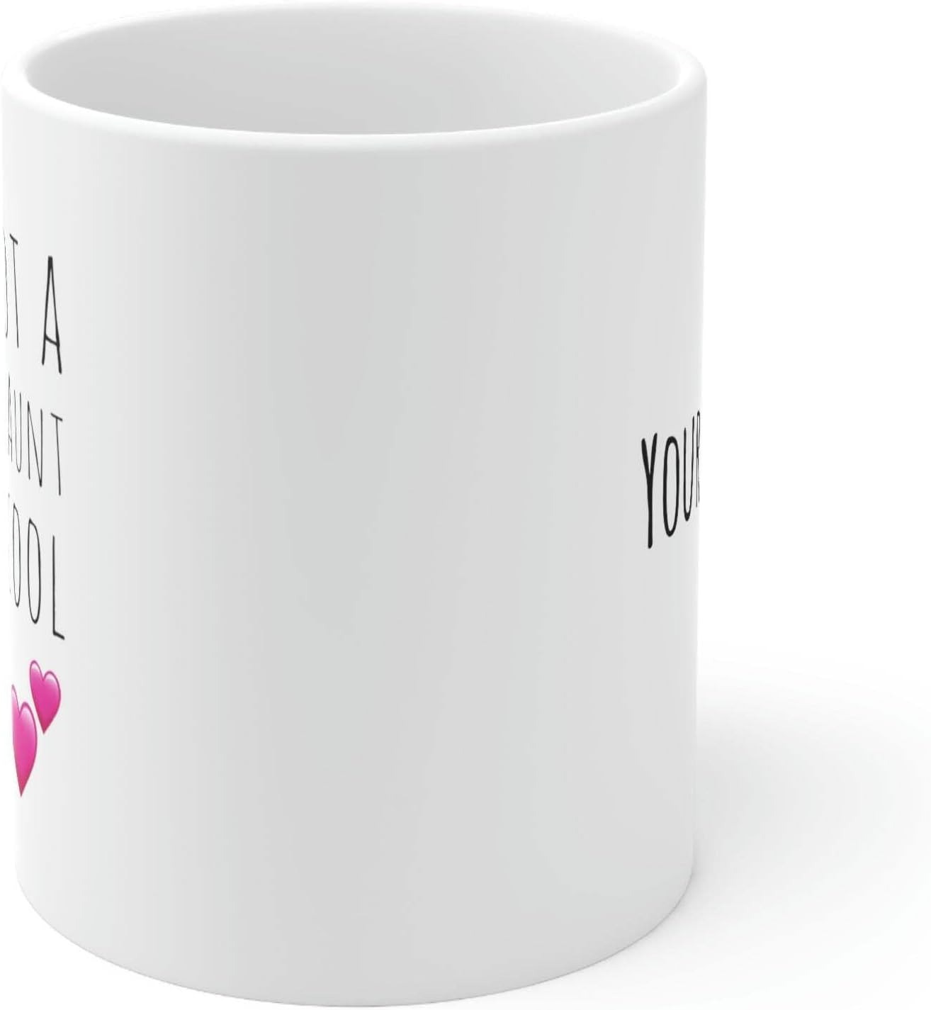 I'm Not A Regular Aunt I'm A Cool Aunt Customized Mother's Day Gift From Niece Nephew Sister Ceramic Coffee Mug