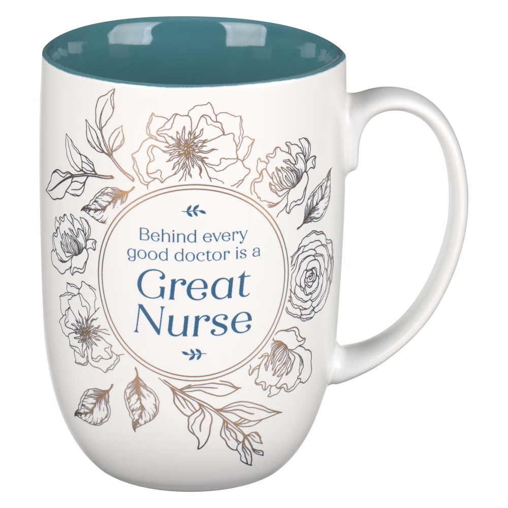 Mug Teal Great Nurse
