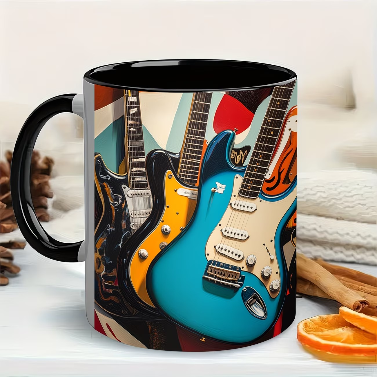 A Rockband 11-Ounce Ceramic Mug