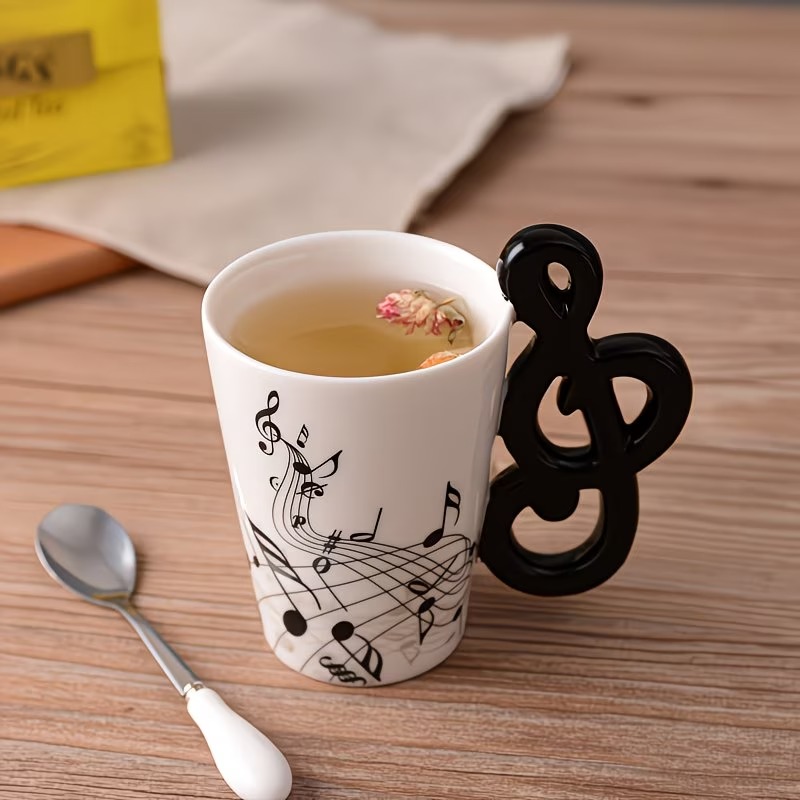 Mug with Musical Note Design