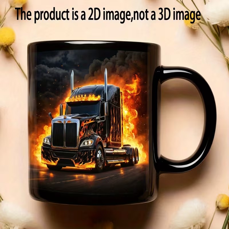 Flame Truck Mug