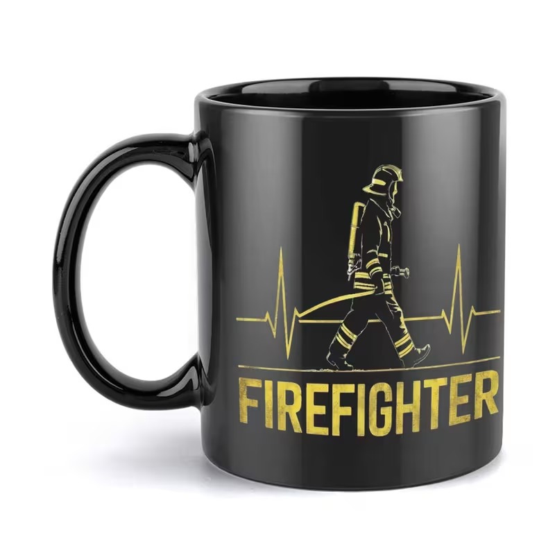Firefighter-Themed - Emergency Services Ceramic Coffee Cup 