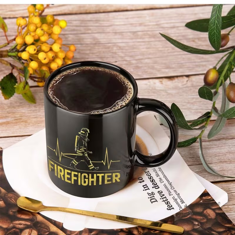 Firefighter-Themed - Emergency Services Ceramic Coffee Cup 