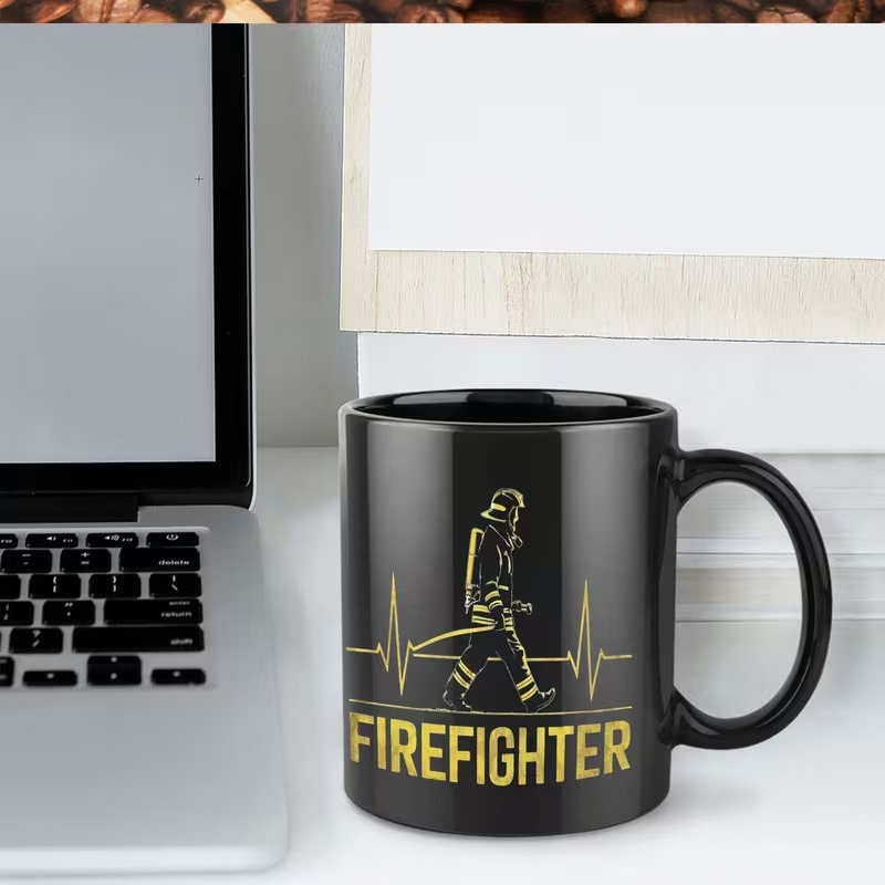 Firefighter-Themed - Emergency Services Ceramic Coffee Cup 