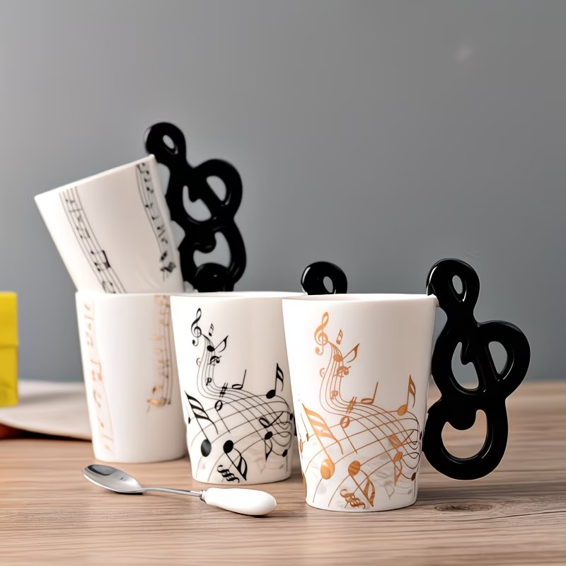 Mug with Musical Note Design
