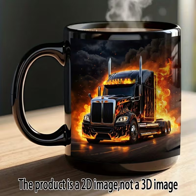 Flame Truck Mug