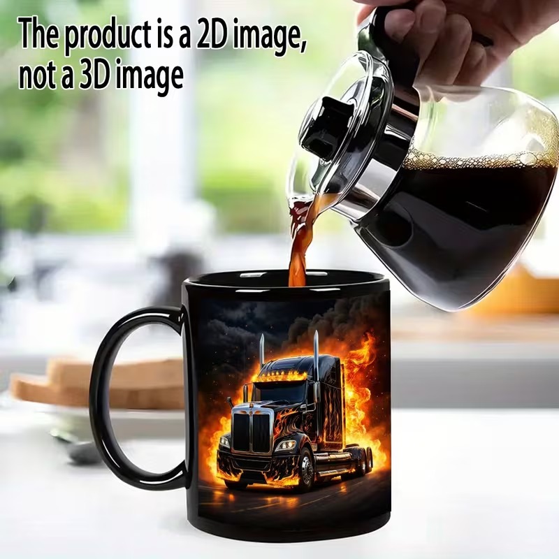 Flame Truck Mug
