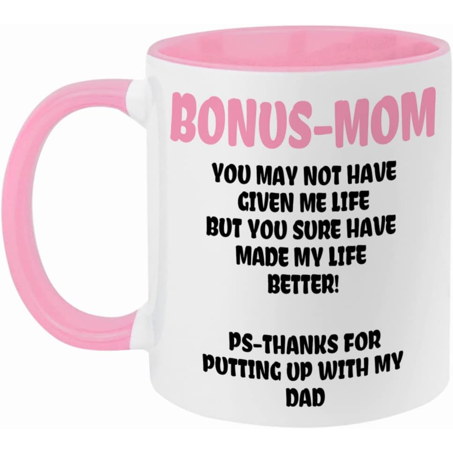 Funny Coffee Mug Gifts for Step Mom from Daughter Son Stepdaughter