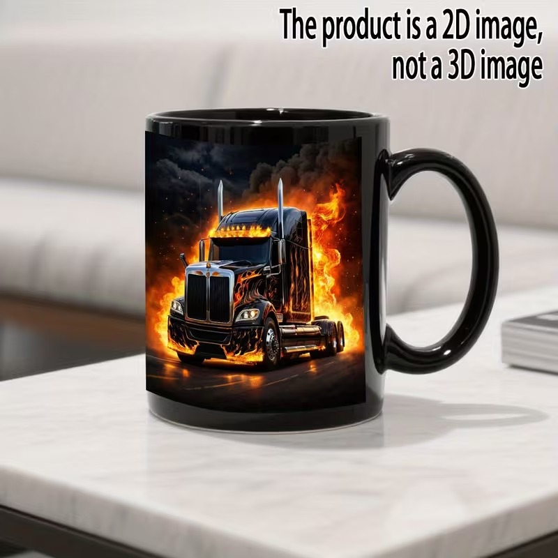 Flame Truck Mug