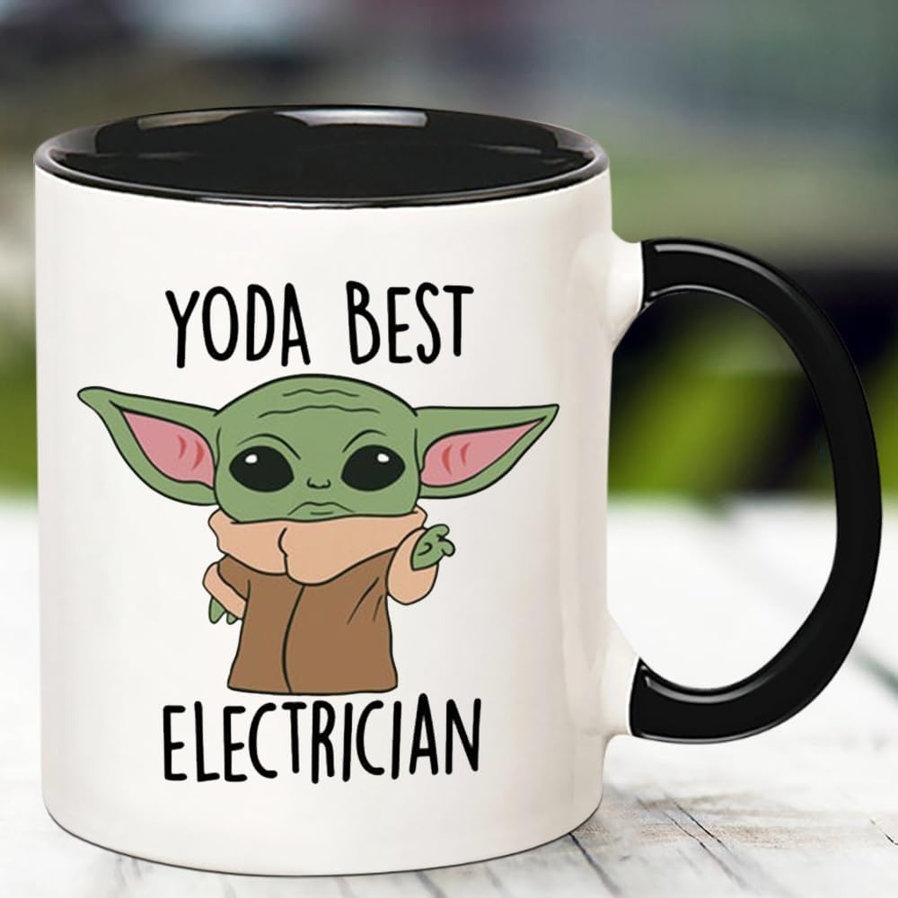 Yoda Best Electrician Mug