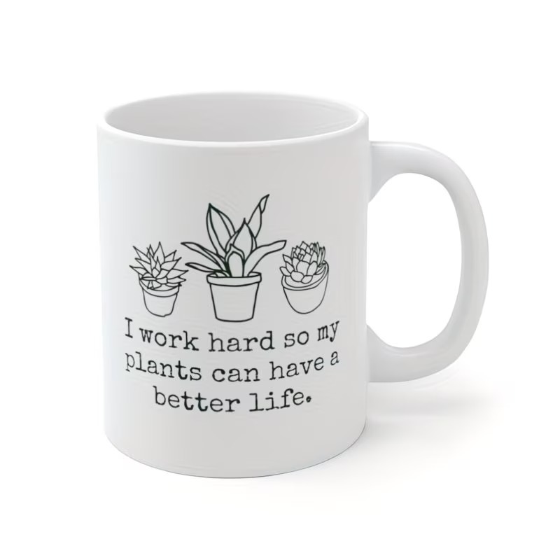 Funny Plant Mom Mug
