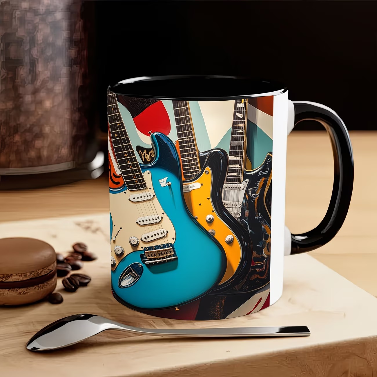 A Rockband 11-Ounce Ceramic Mug
