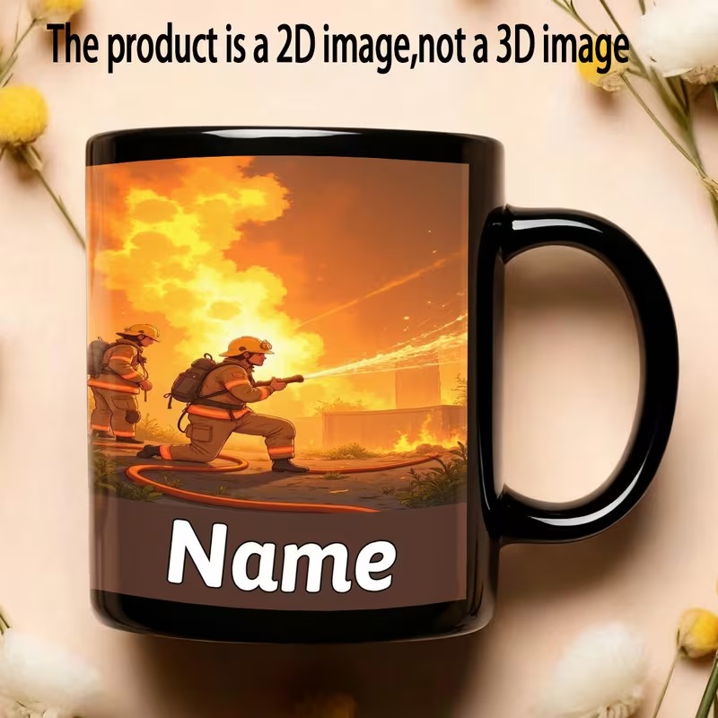 Customizable Firefighter Mug 