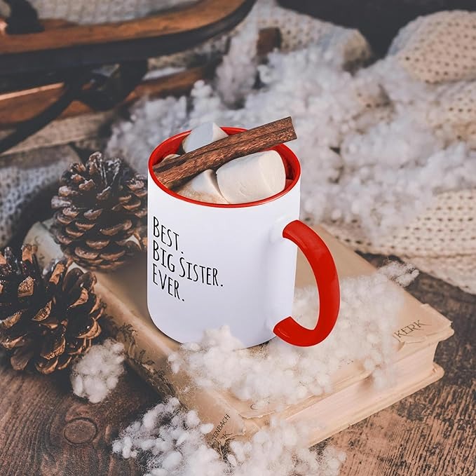 Big Sister Appreciation Message Print 11oz Ceramic Coffee Mug