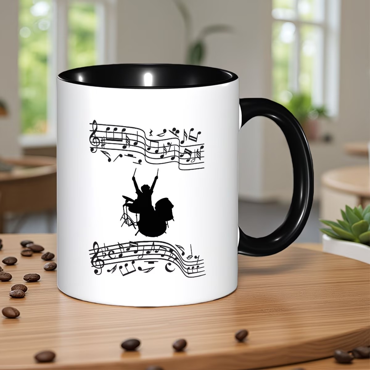 Rock Musician Mug Compatible for Rock Fans