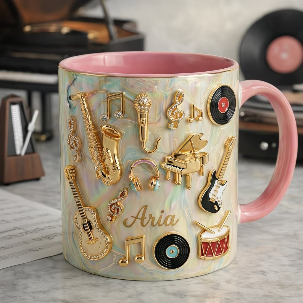 Personalized Musician Mug with Name