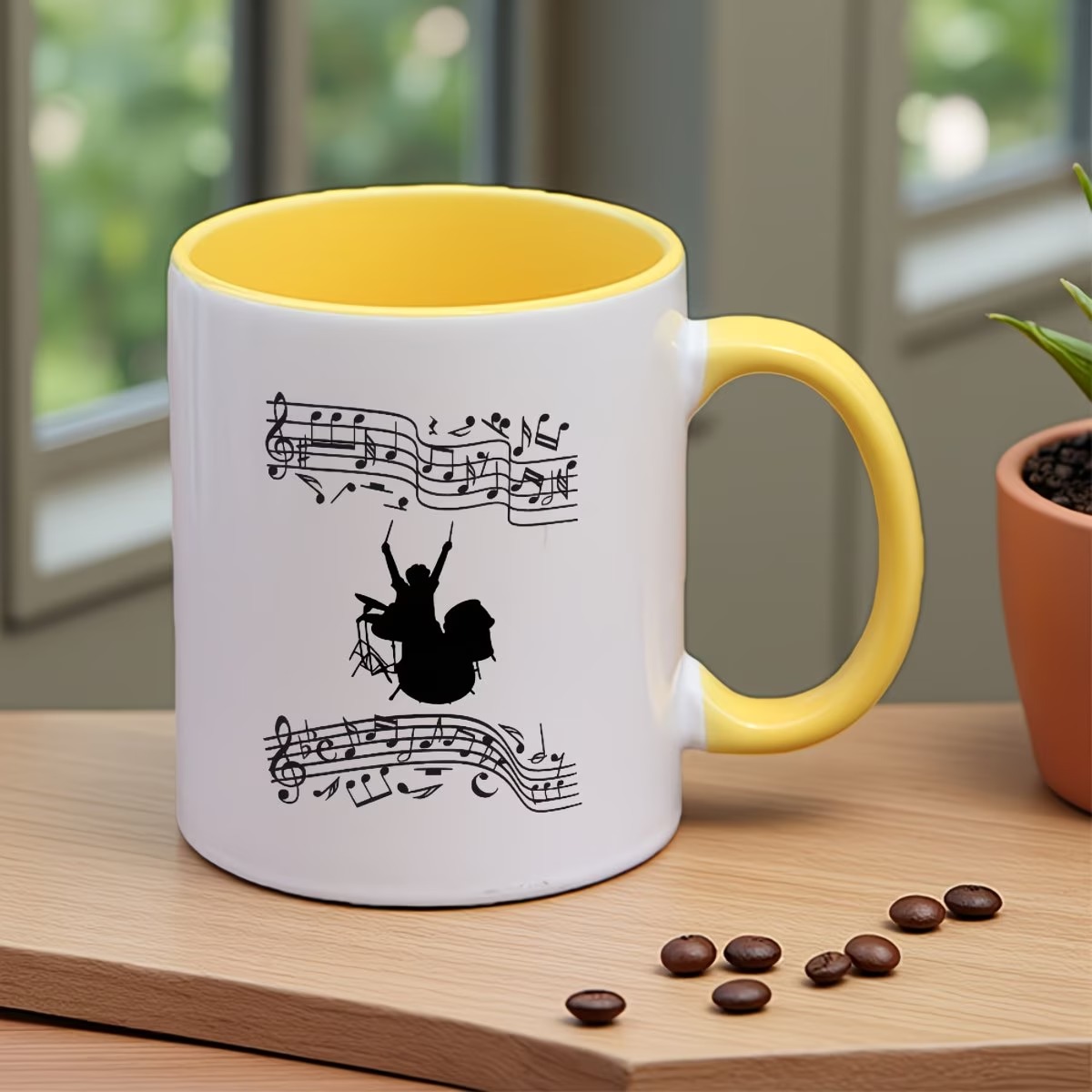 Rock Musician Mug Compatible for Rock Fans