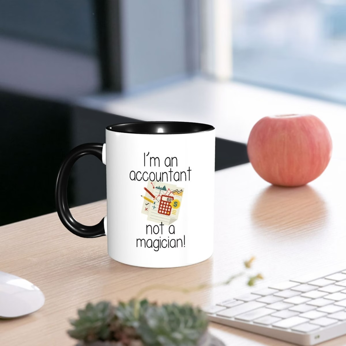 I'M An Accountant, Not A Magician" Printed Mug