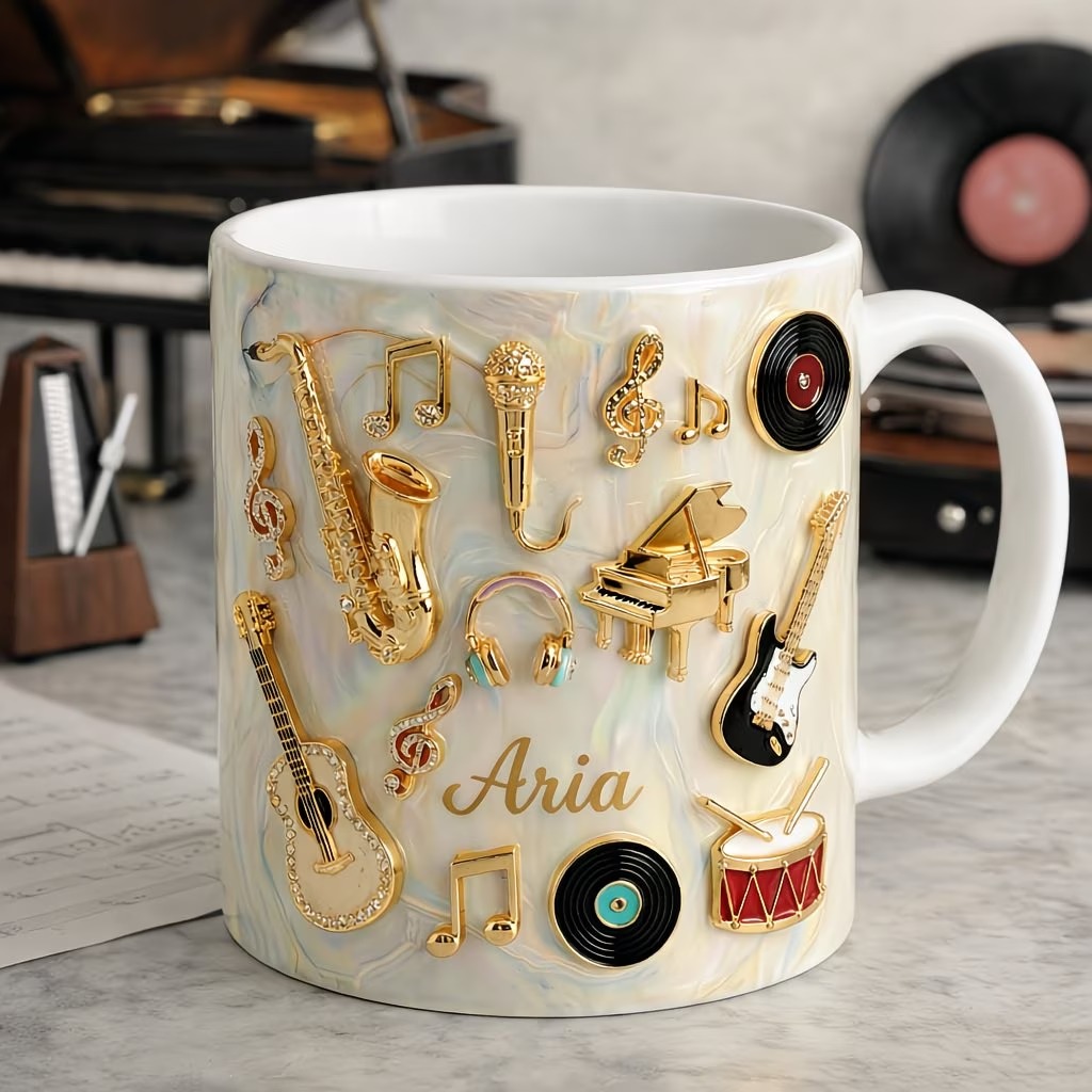 Personalized Musician Mug with Name