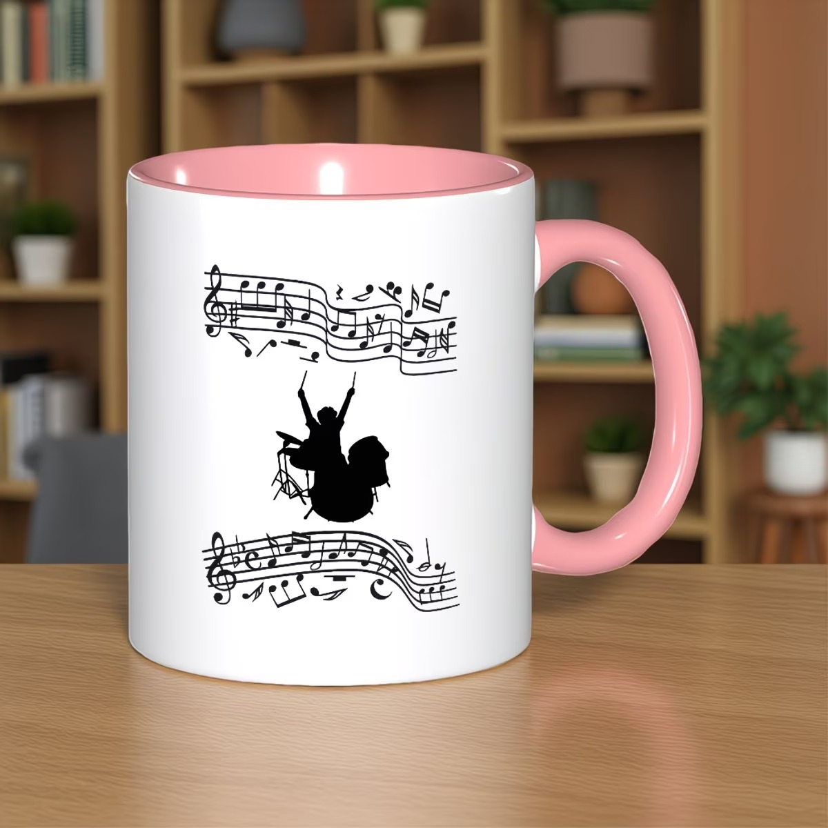 Rock Musician Mug Compatible for Rock Fans
