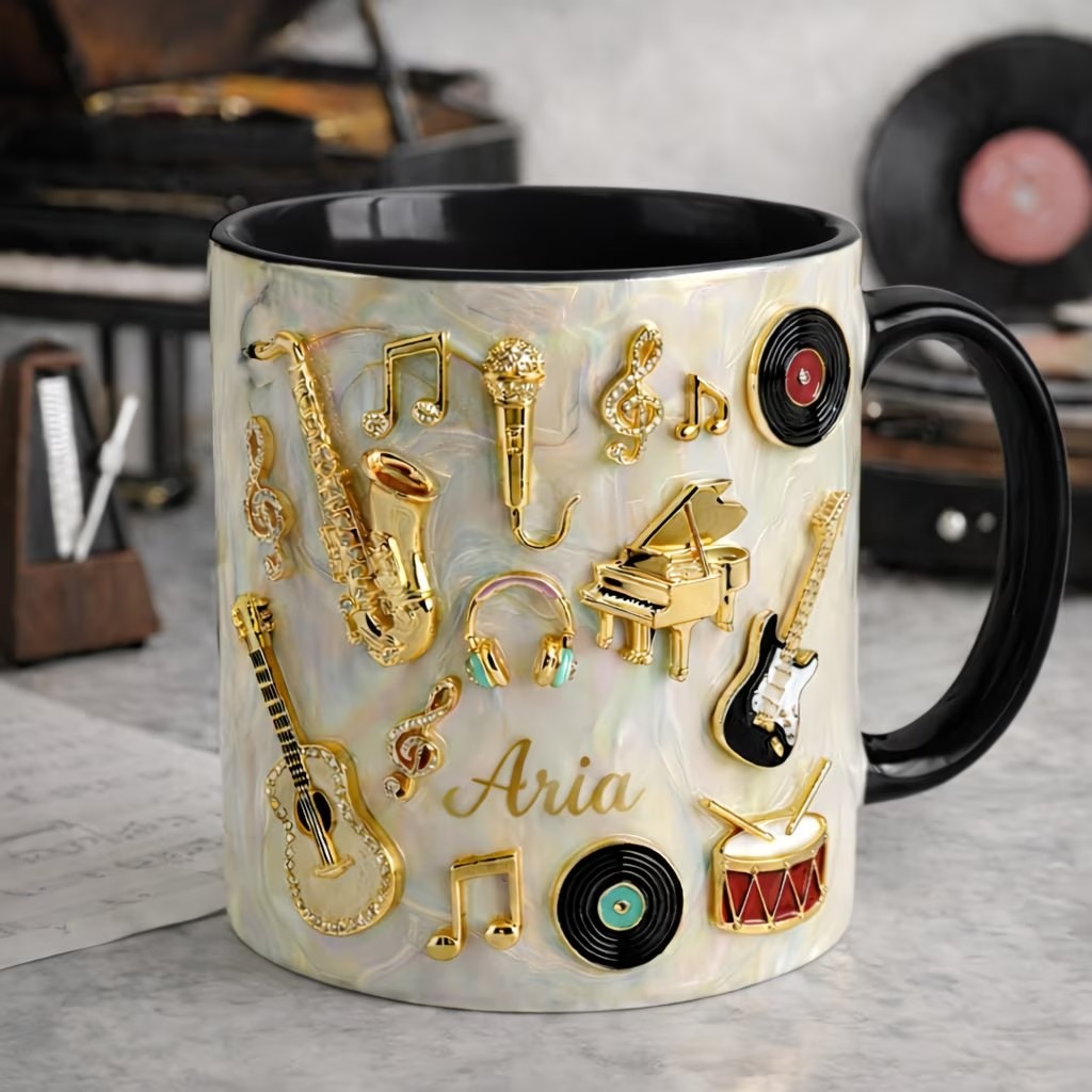 Personalized Musician Mug with Name