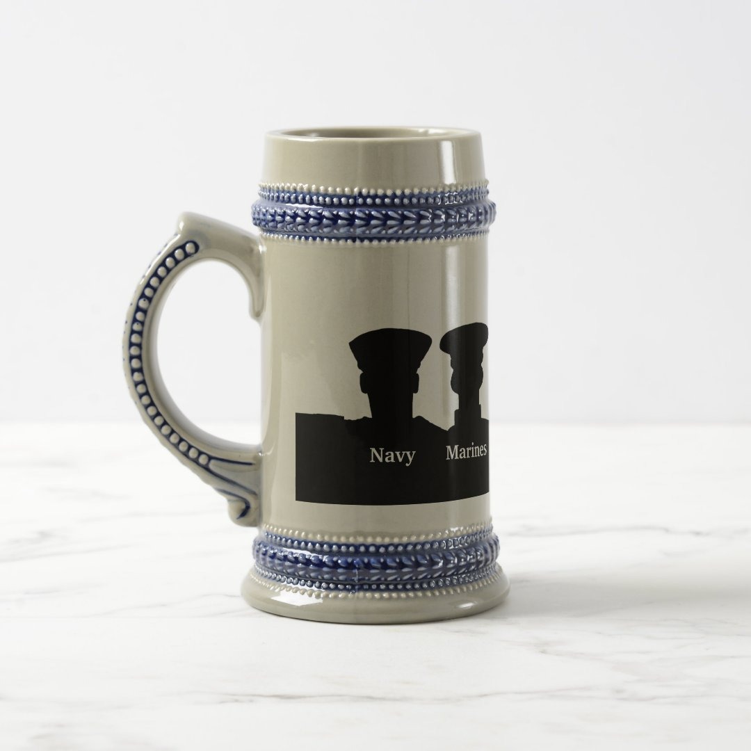 U.S. Military Branches Silhouettes Mug