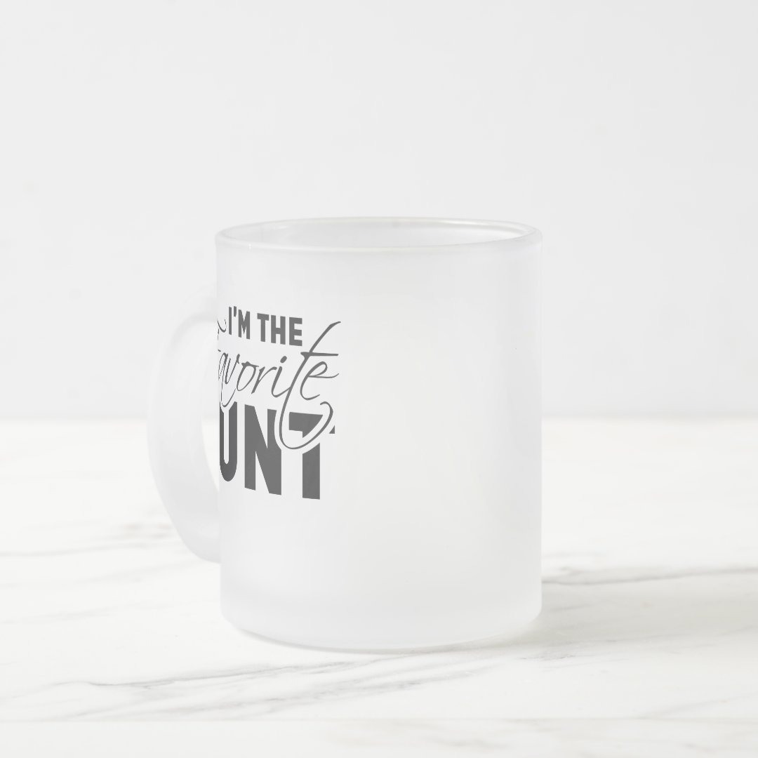 I'm The Favorite Aunt Best Auntie Mug