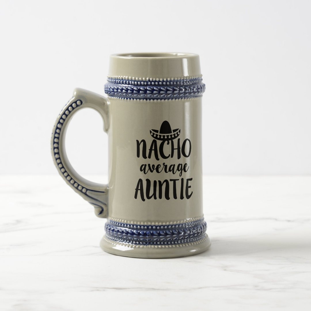 Nacho average Auntie coffee travel mug aunt gift