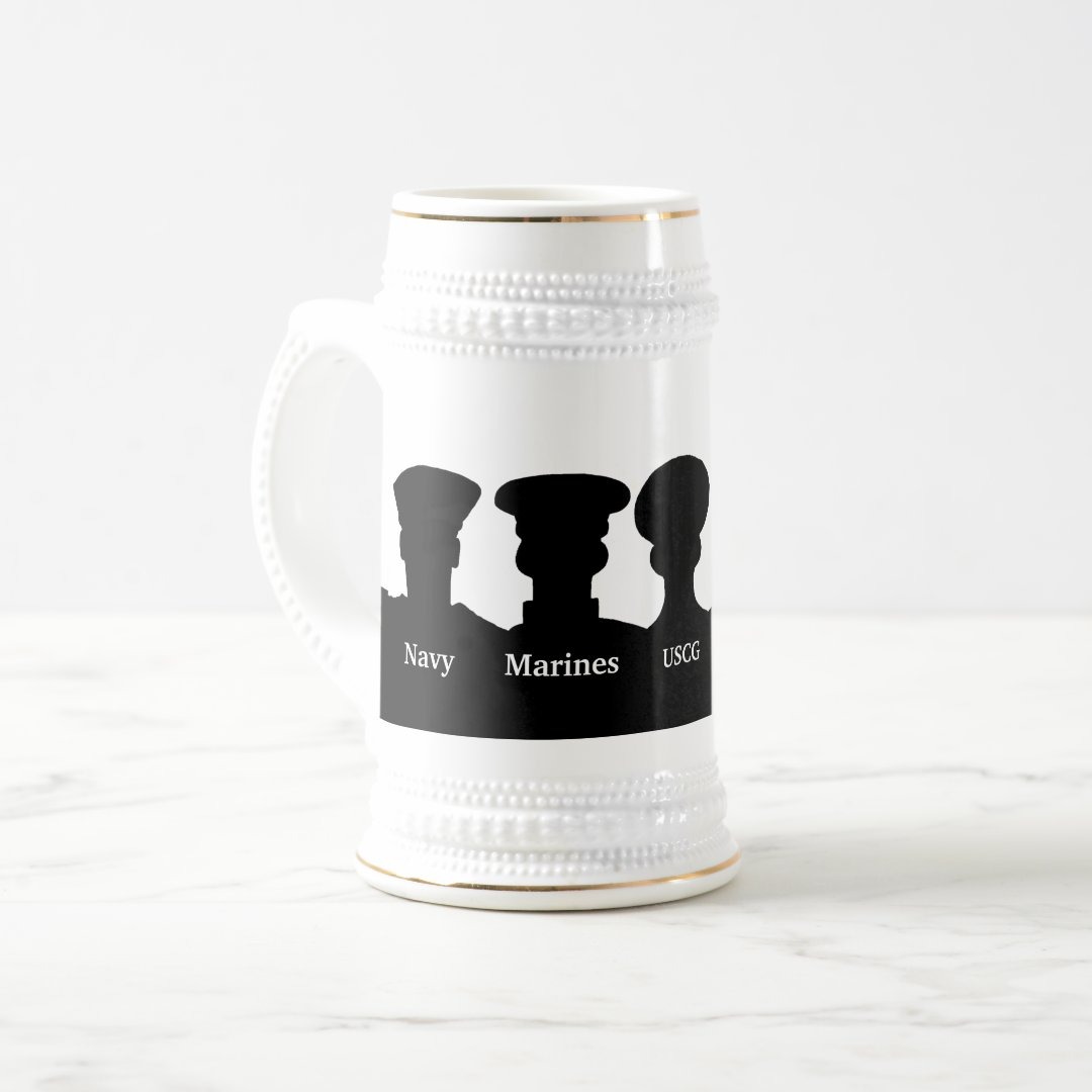 U.S. Military Branches Silhouettes Mug