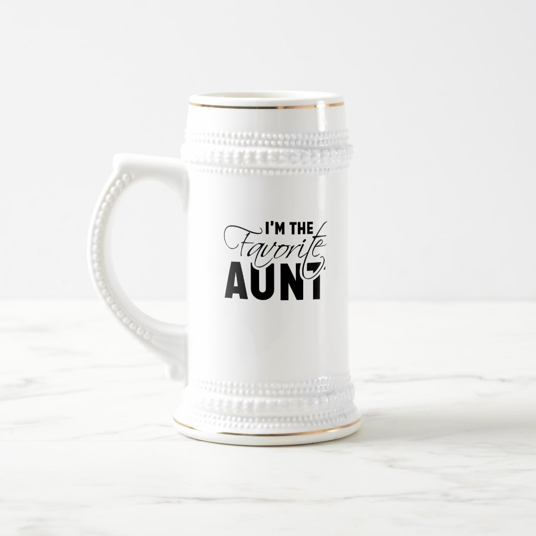 I'm The Favorite Aunt Best Auntie Travel Mug