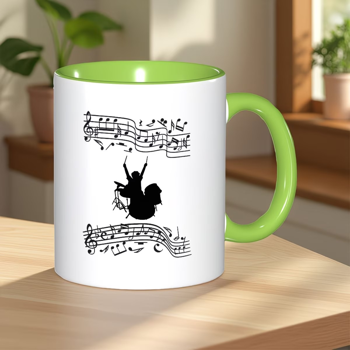 Rock Musician Mug Compatible for Rock Fans