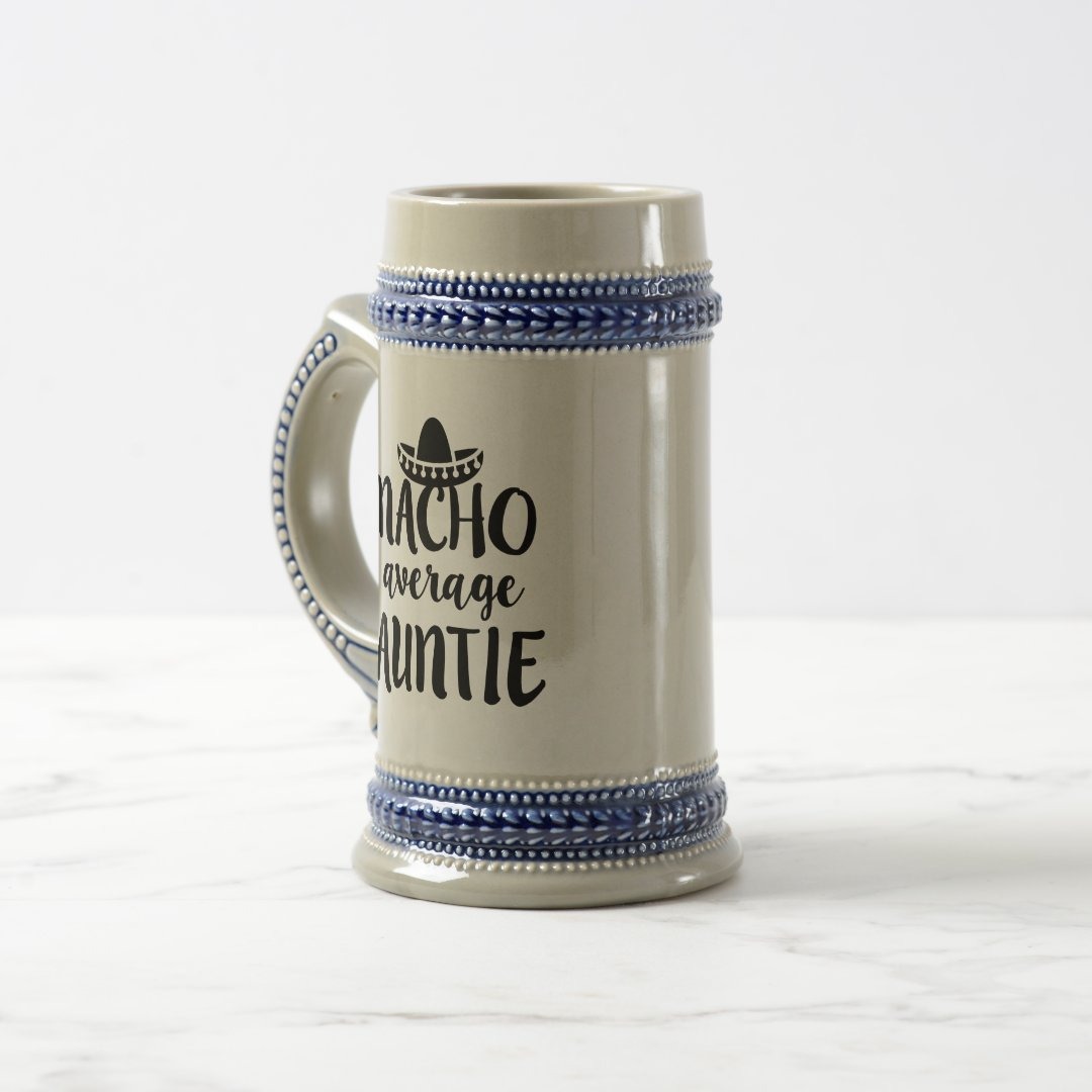 Nacho average Auntie coffee travel mug aunt gift
