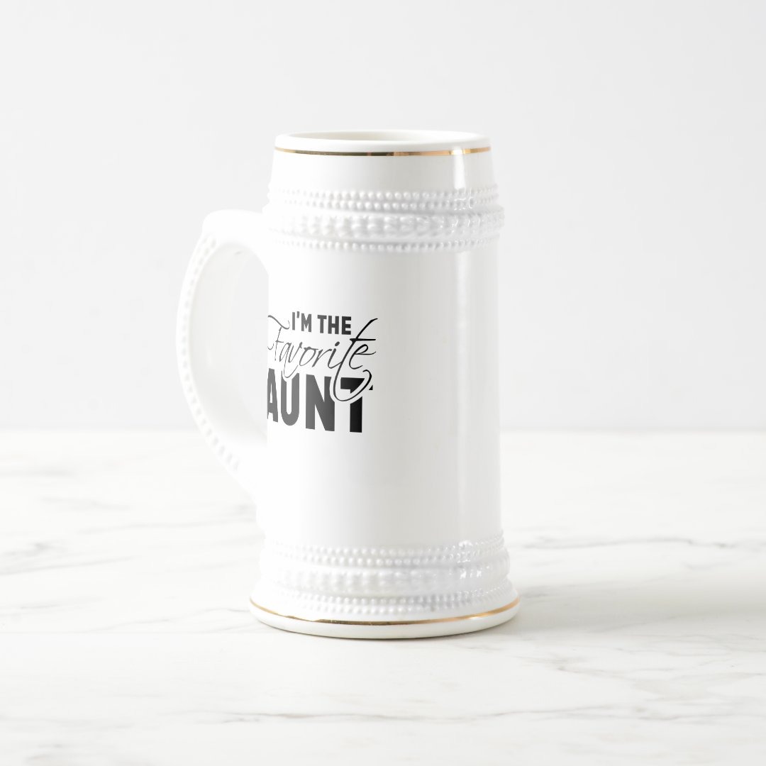 I'm The Favorite Aunt Best Auntie Travel Mug