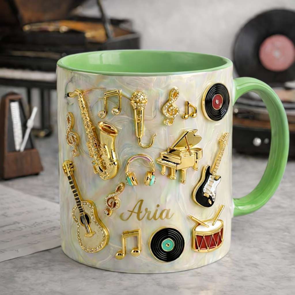 Personalized Musician Mug with Name