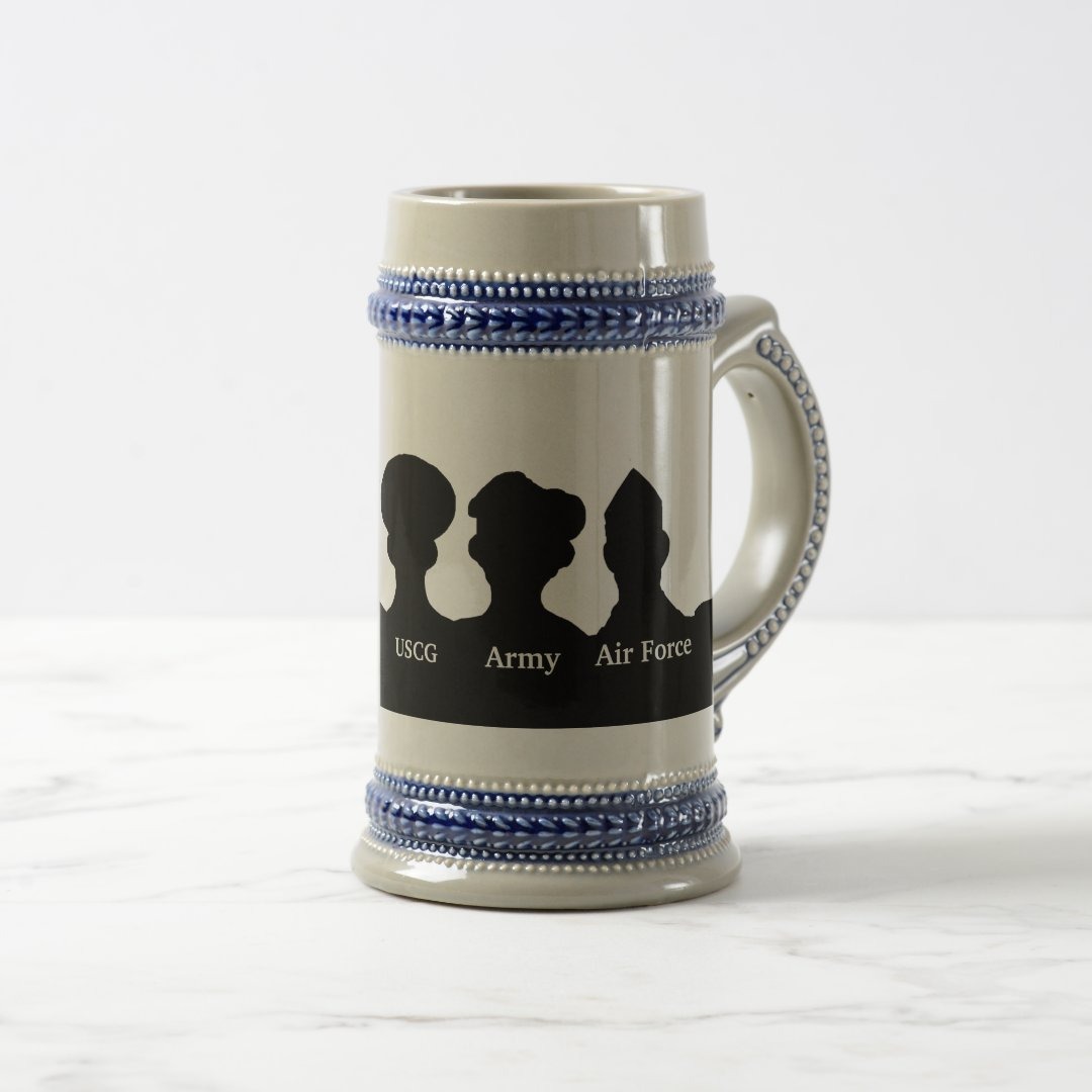 U.S. Military Branches Silhouettes Mug