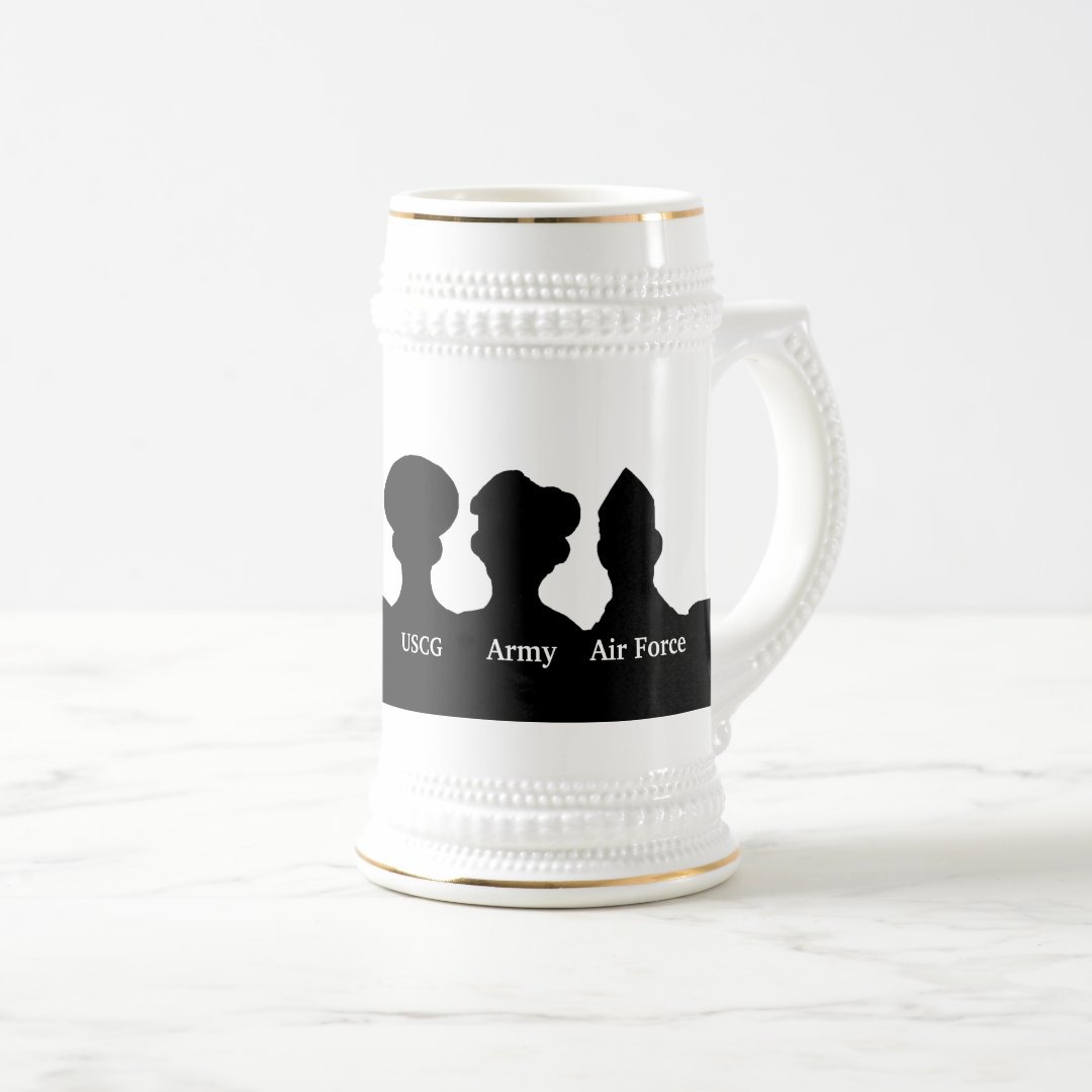 U.S. Military Branches Silhouettes Mug