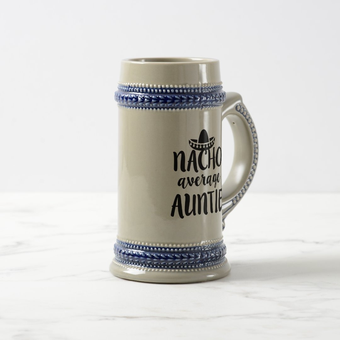 Nacho average Auntie coffee travel mug aunt gift