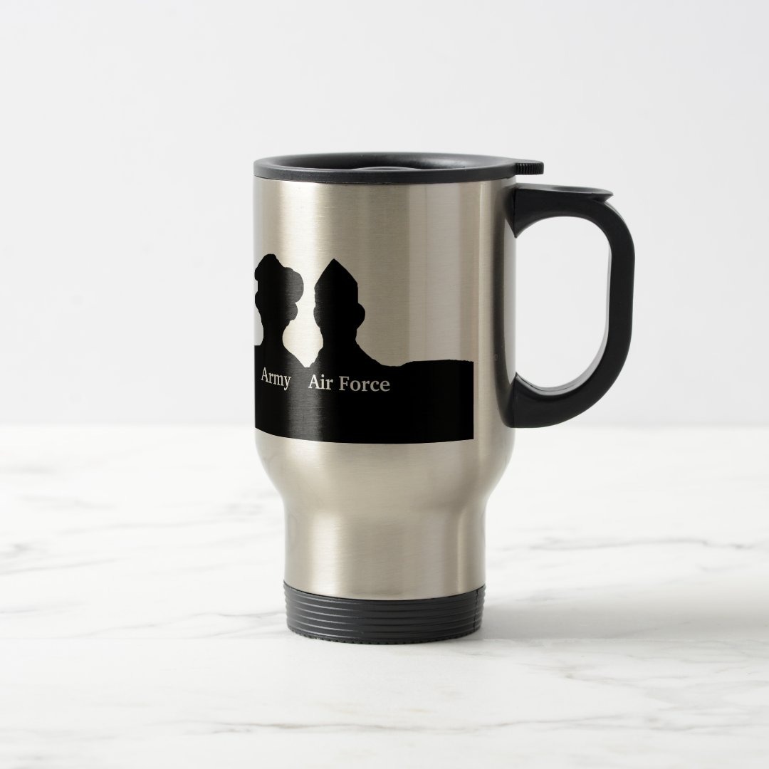 U.S. Military Branches Silhouettes Mug