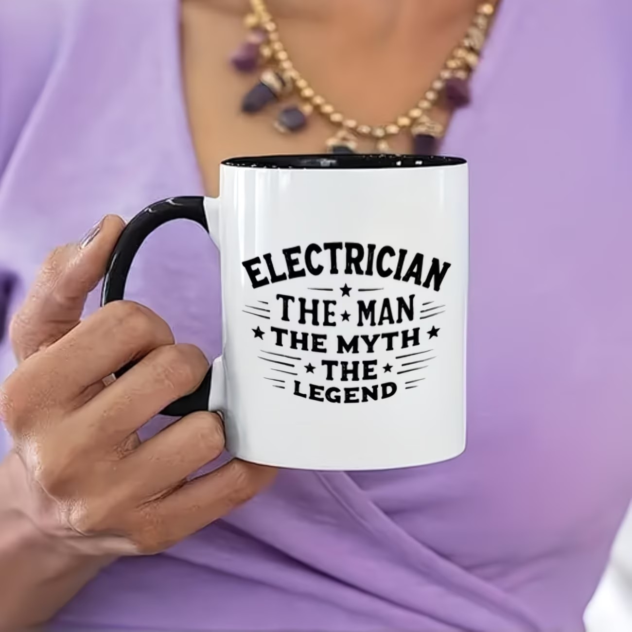 Electrician Stars Bold Mug