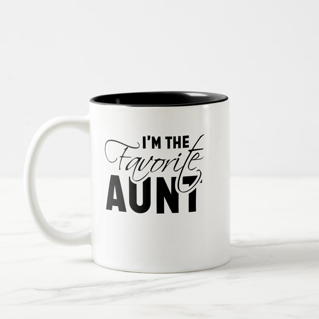 I'm The Favorite Aunt Best Auntie Mug